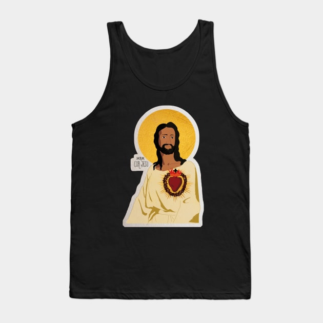 Holy heart of Jesus Tank Top by Ô Bonne Mère